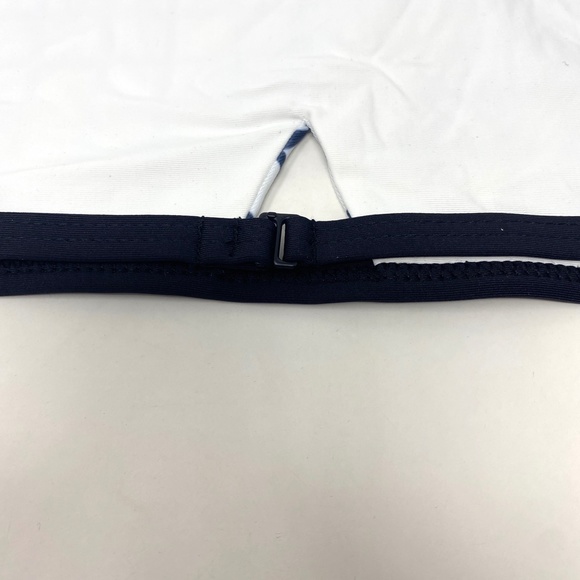 Tavik Womens Rylan Halter Swim TOP ONLY Grid Print Crossback High Neck Sz Medium - Picture 6 of 8